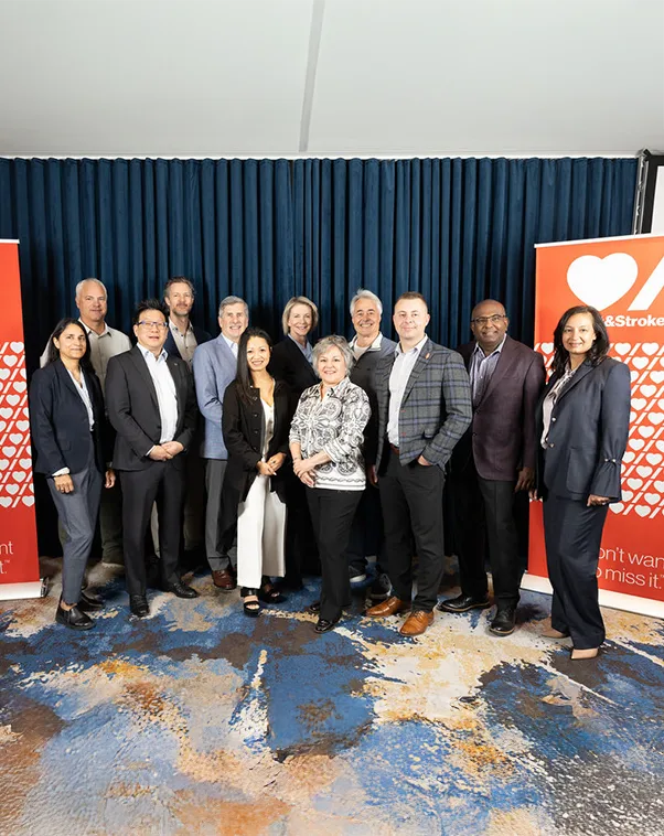 Recipients of King Charles III Coronation Medal awarded to Heart & Stroke volunteers.