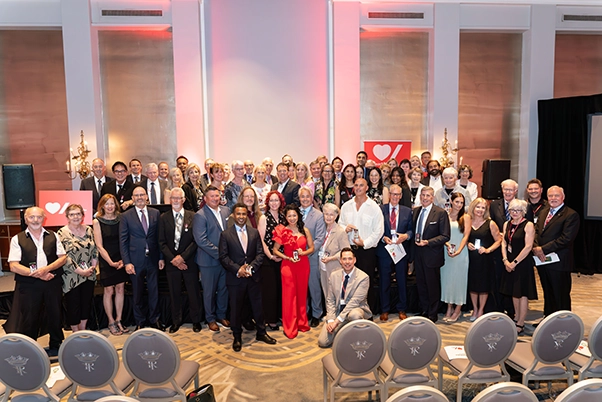 Recipients of King Charles III Coronation Medal awarded to Heart & Stroke volunteers.