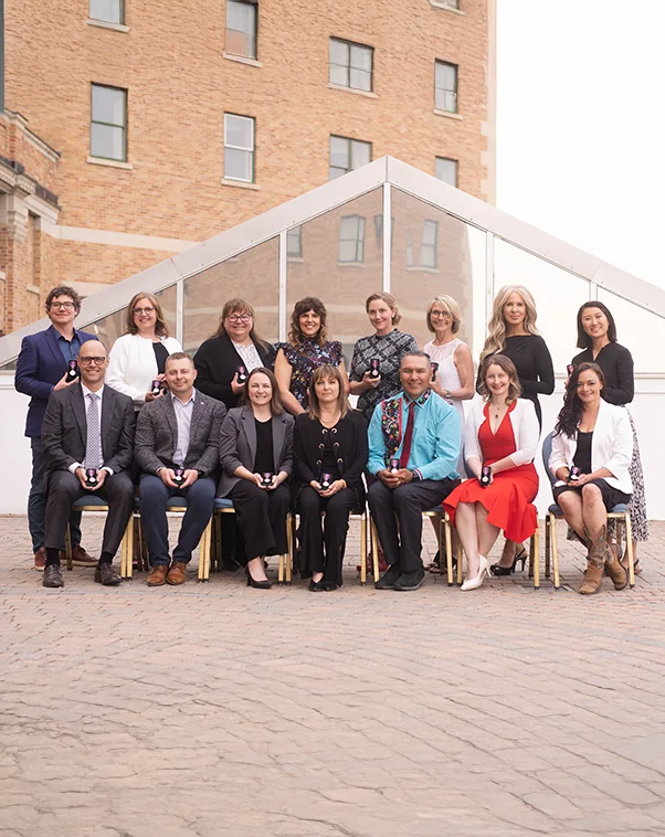 Recipients of King Charles III Coronation Medal awarded to Heart & Stroke volunteers.