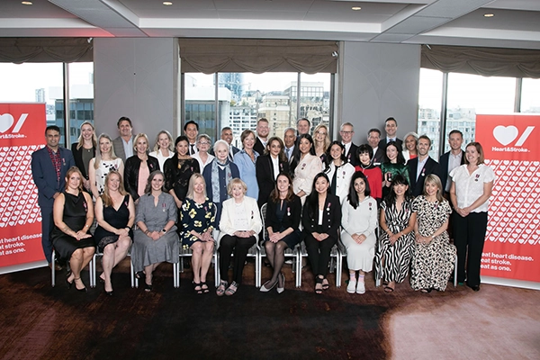 Recipients of King Charles III Coronation Medal awarded to Heart & Stroke volunteers.