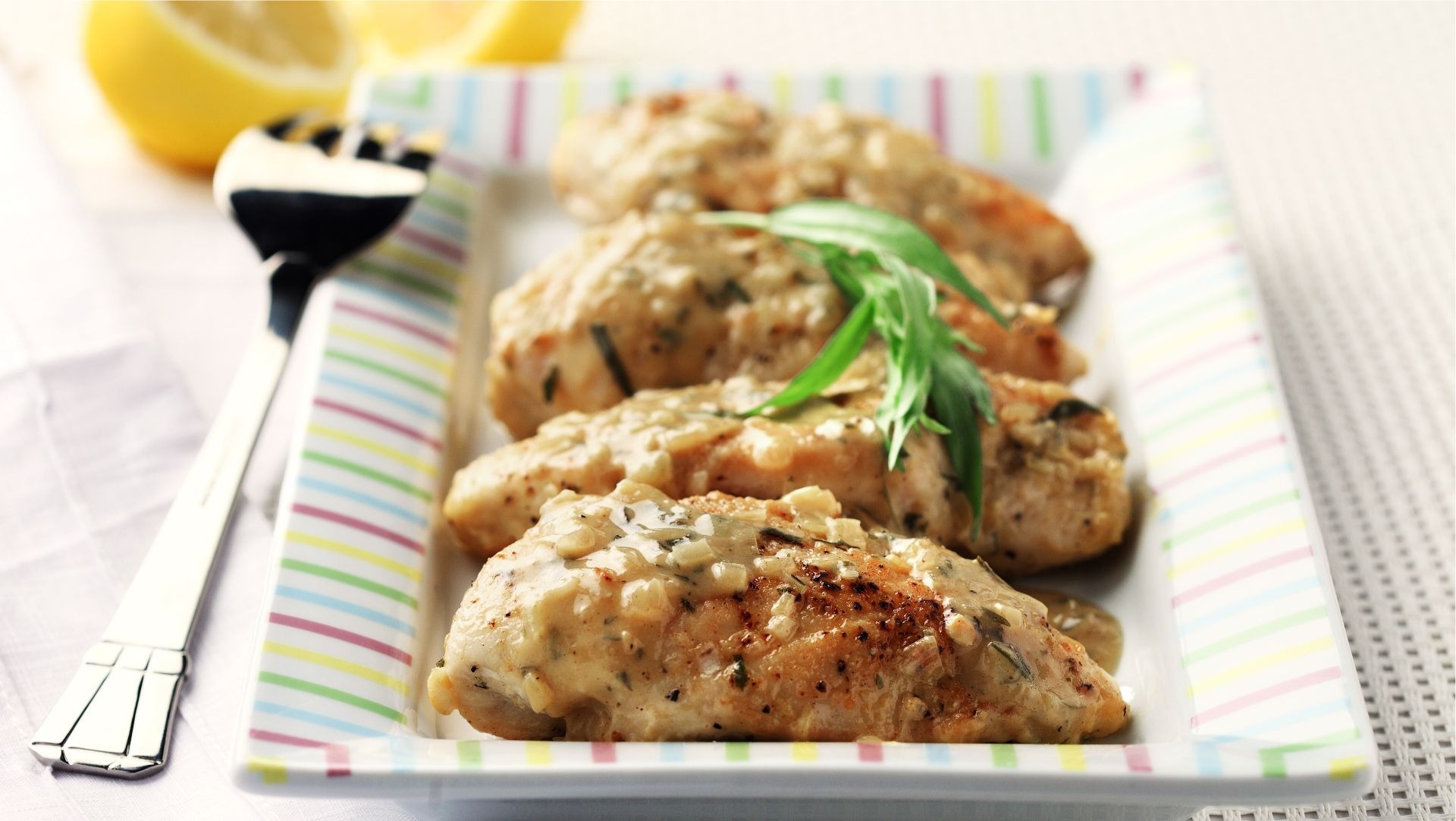 Citrus chicken with tarragon and mustard | Heart and Stroke Foundation