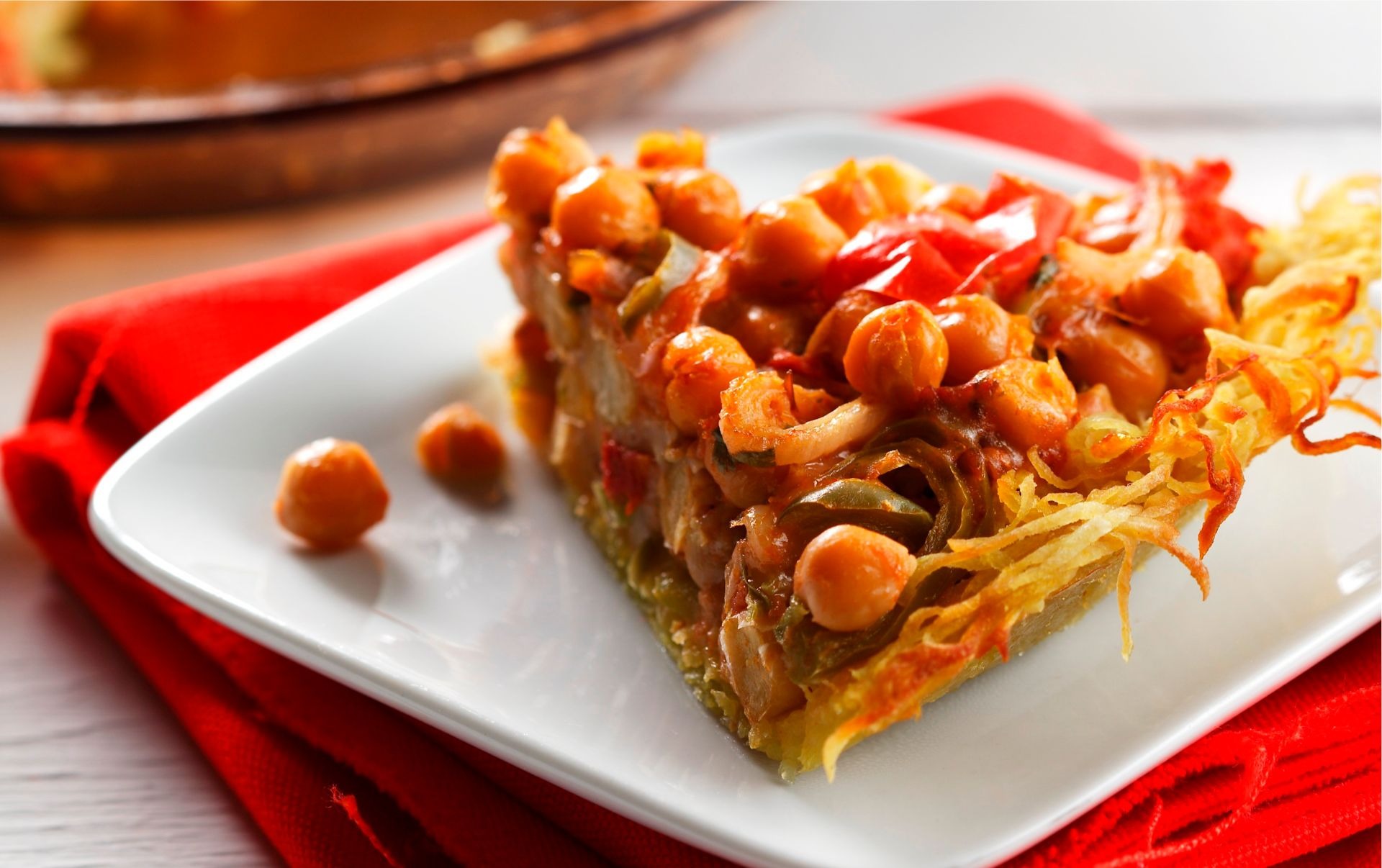 Spiced garbanzo bean pie with potato crust | Heart and Stroke Foundation