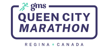 Logo that reads Queen City Marathon | Regina, Canada