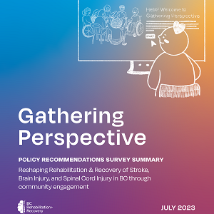 Thumbnail image of report cover for "Gathering Perspective: policy recommendations survey summary"
