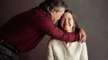 Donna Hart with her husband Barry Tsuruda, a couple living with heart disease.