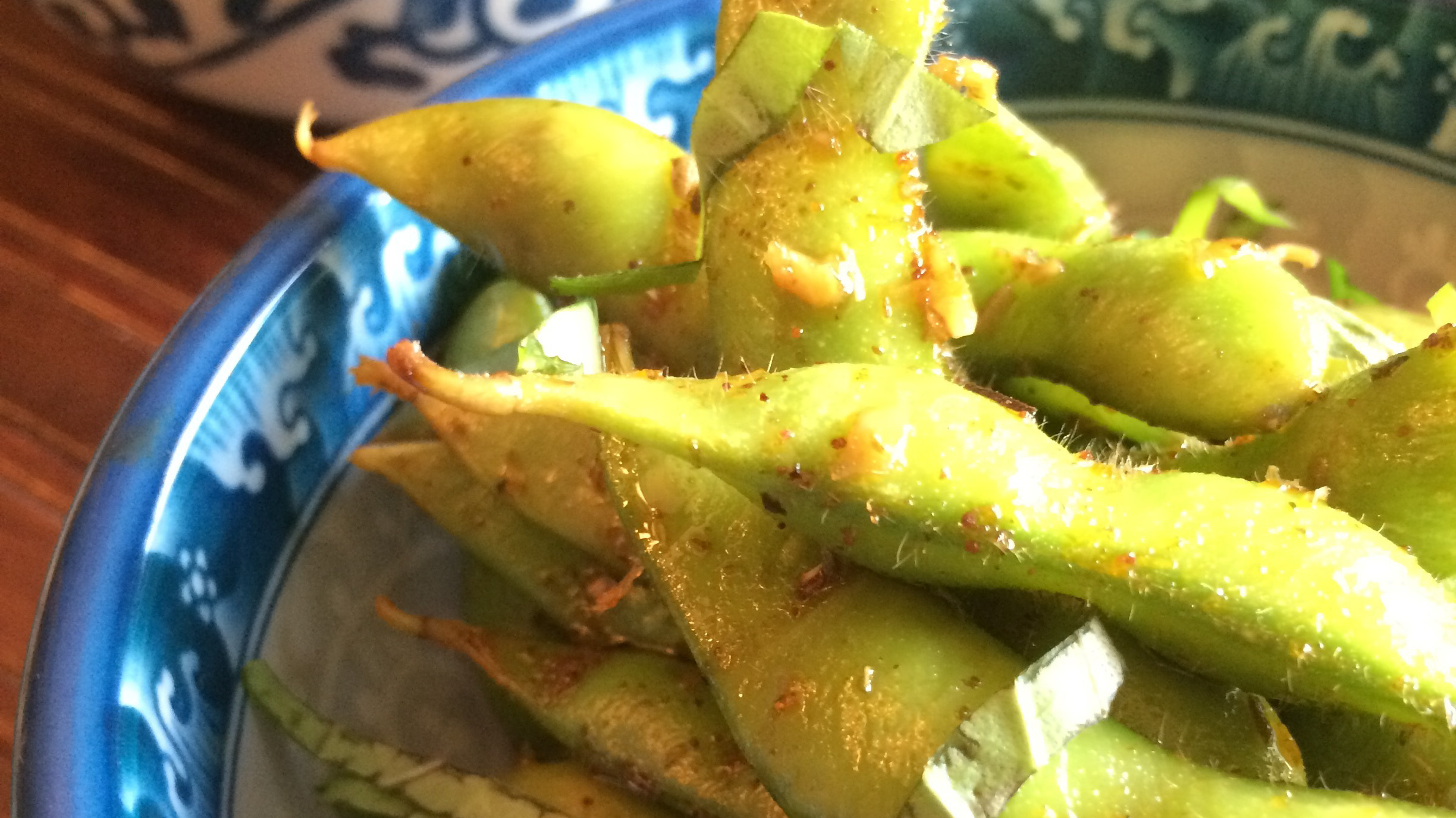 Herb and spice edamame