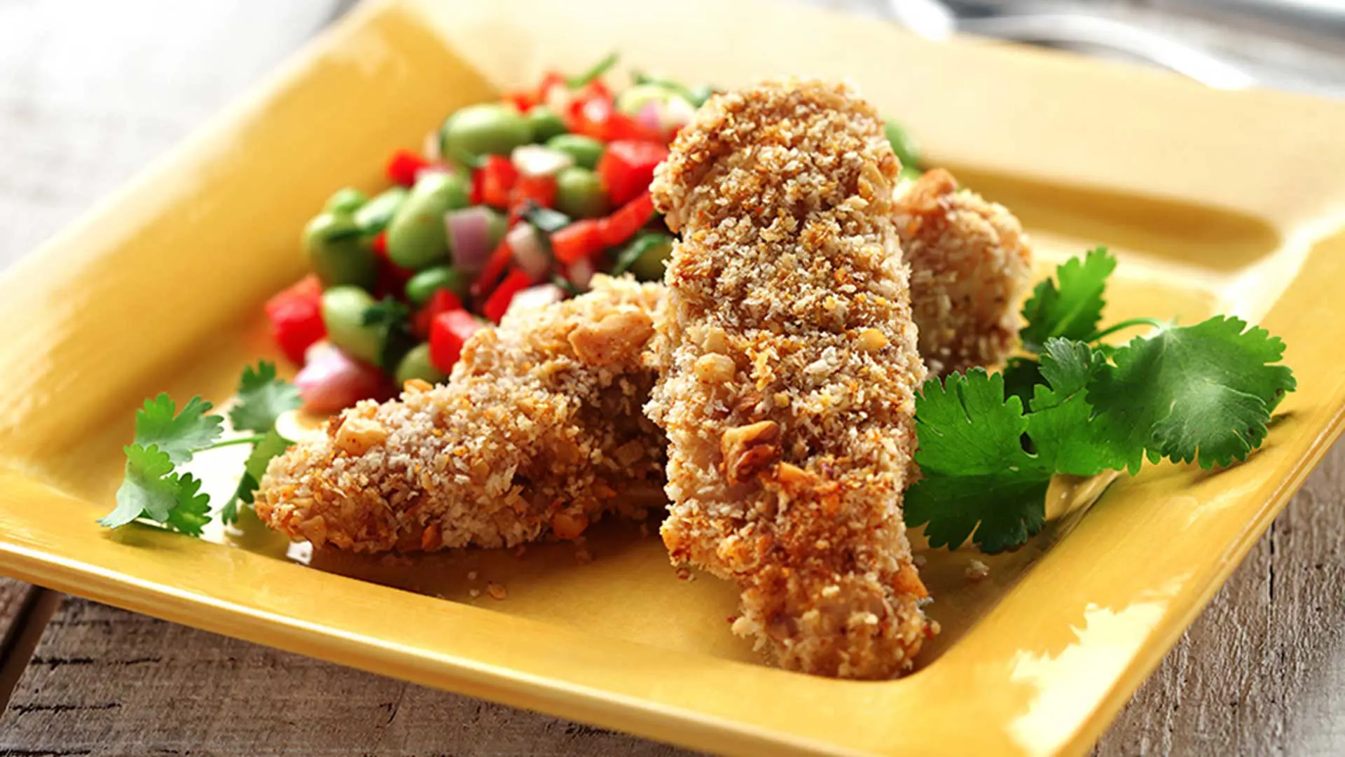 Panko-crusted fish sticks