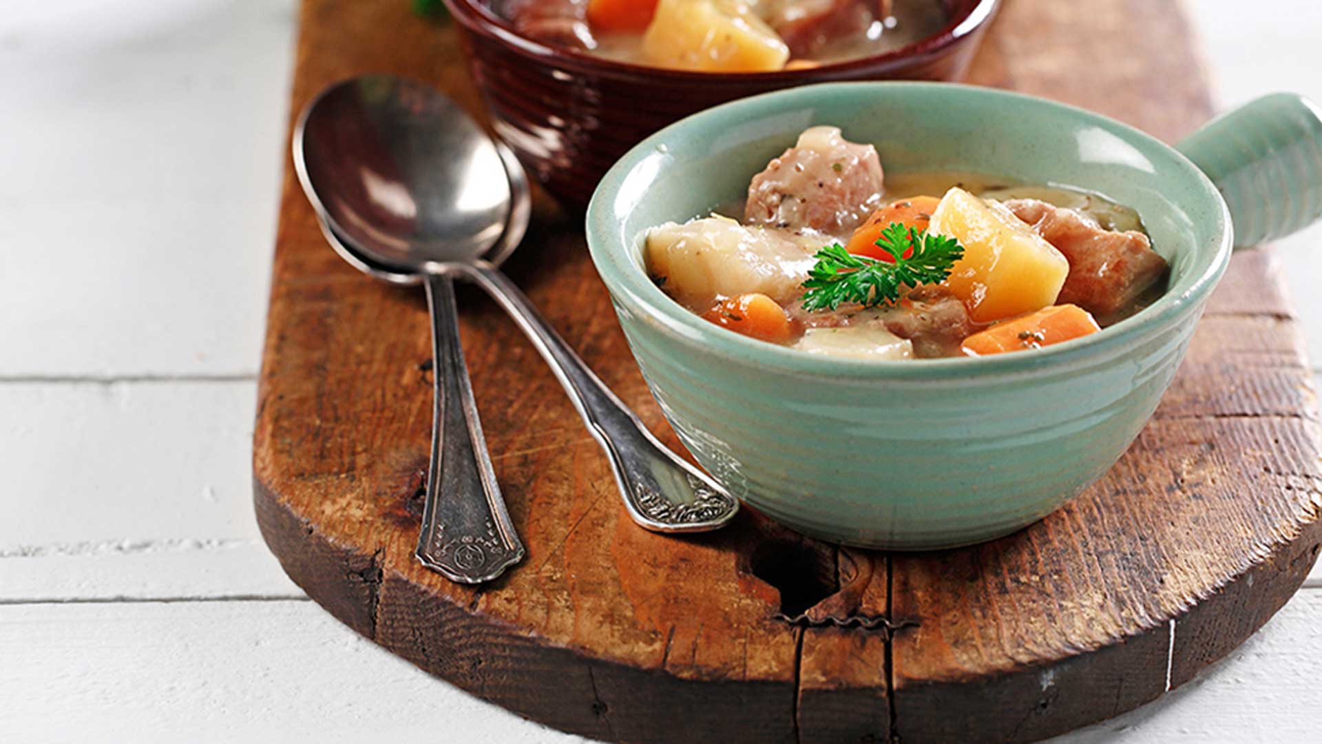 Winter vegetable pork ragout 