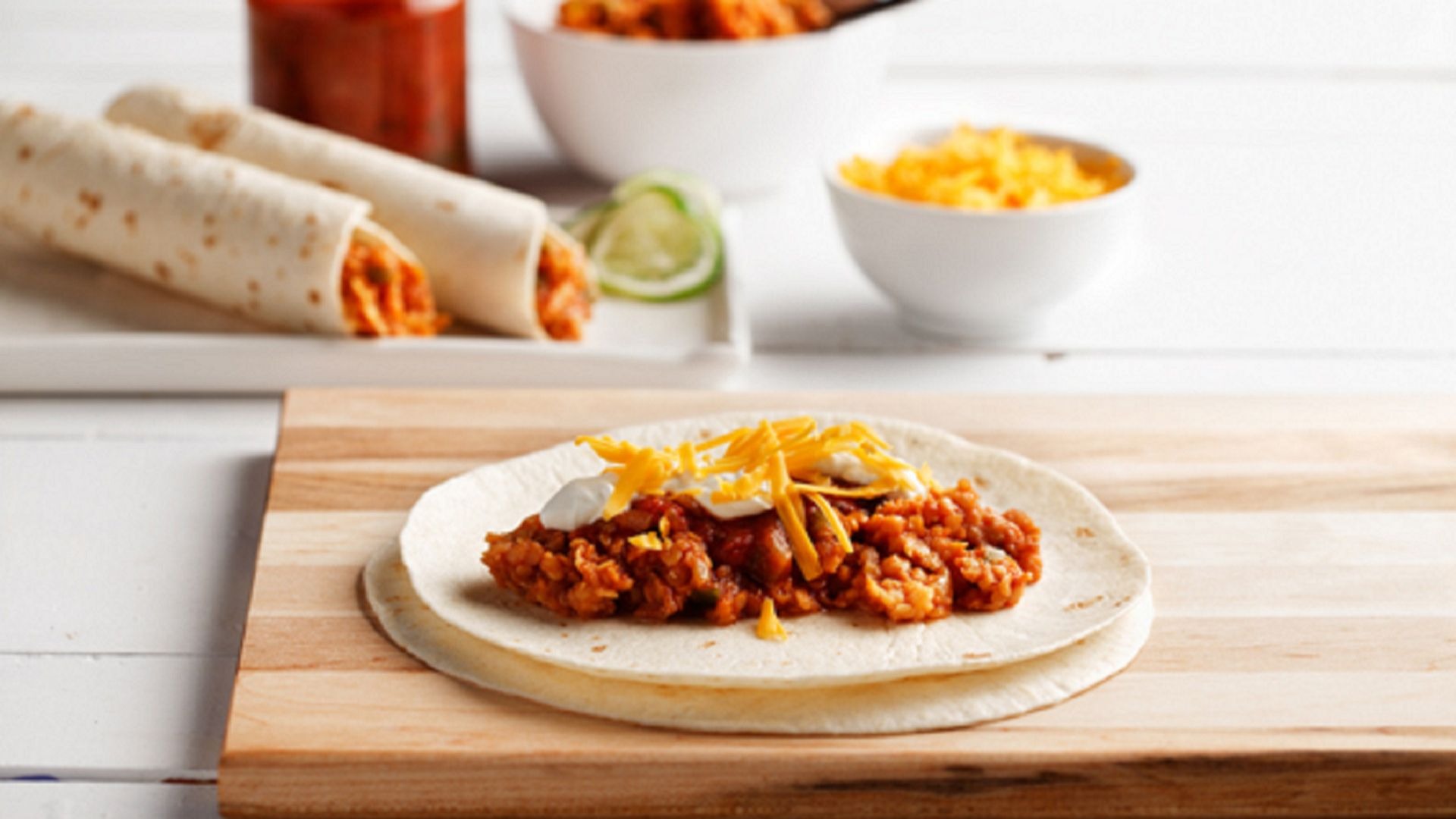 Lentil burritos | Heart and Stroke Foundation