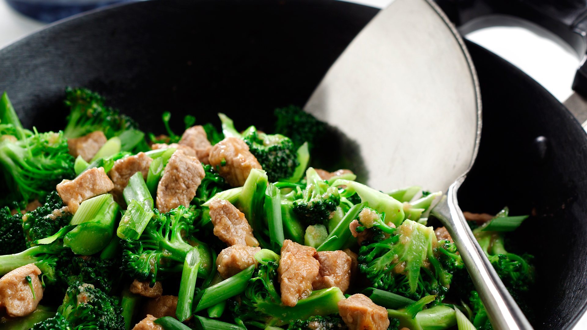 Stir Fried Pork and Broccoli with Garlic Ginger Sauce