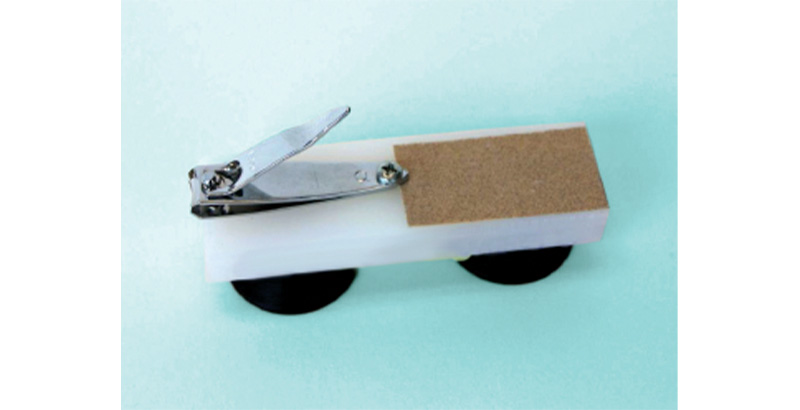<p>Nail clippers on suction cups</p> <p>Nail clippers on suction cups</p>
