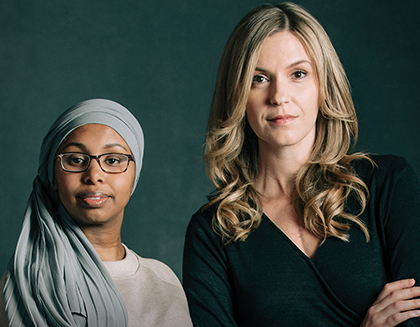 Sudi Barre and Jennifer Michaud, women living with heart disease