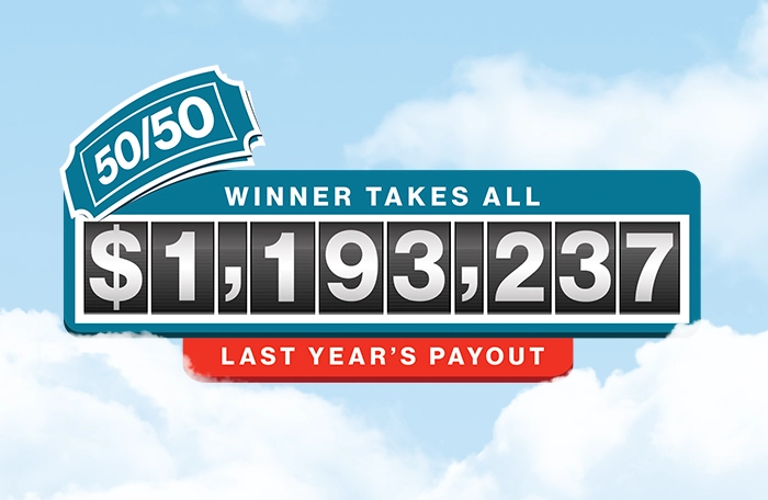 Winter 2025 50/50 winner won $1,193,237!