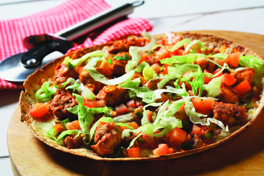 Grilled Mexican chicken pizza | Heart and Stroke Foundation