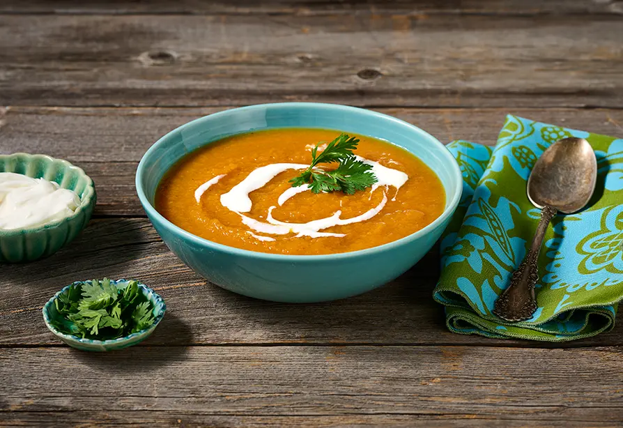 Carrot squash soup | Heart and Stroke Foundation