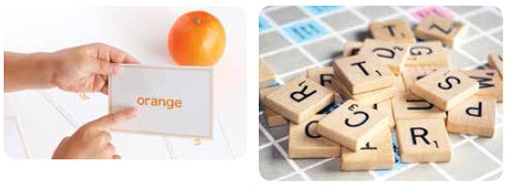 <p>1. Using flashcards can help </p>
<p>2. Use Scrabble tiles to spell out words</p>
<p>&nbsp;</p>