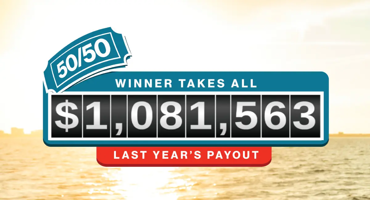Winter 2026 50/50 winner took home $1,081,563!
