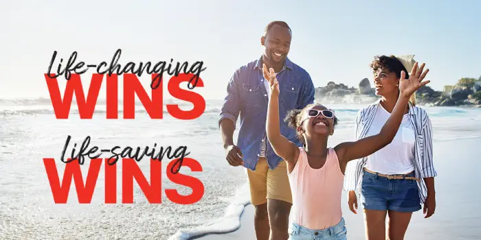 Life-changing wins, life-saving wins