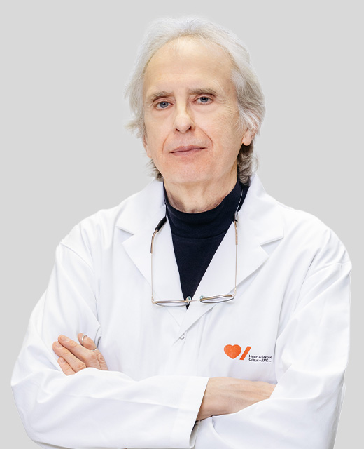 Heart & Stroke researcher, Dr. Robert Hegele, stands with his arms crossed