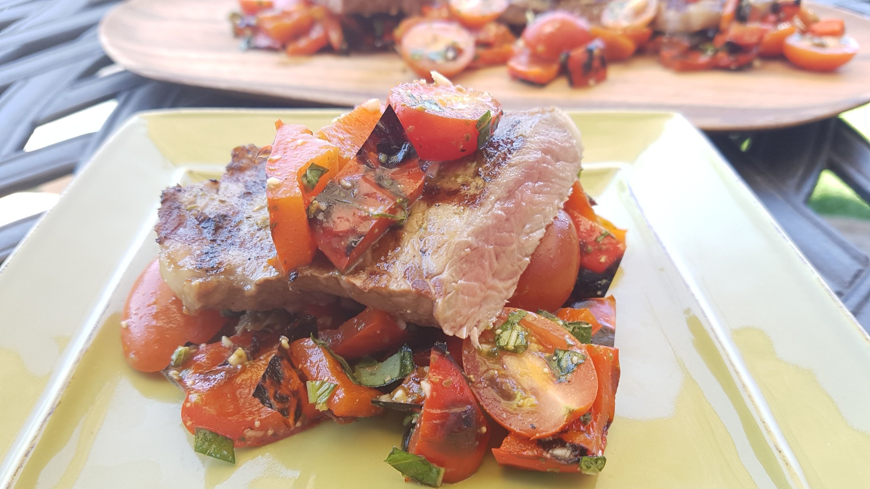 Puttanesca topped steak | Heart and Stroke Foundation