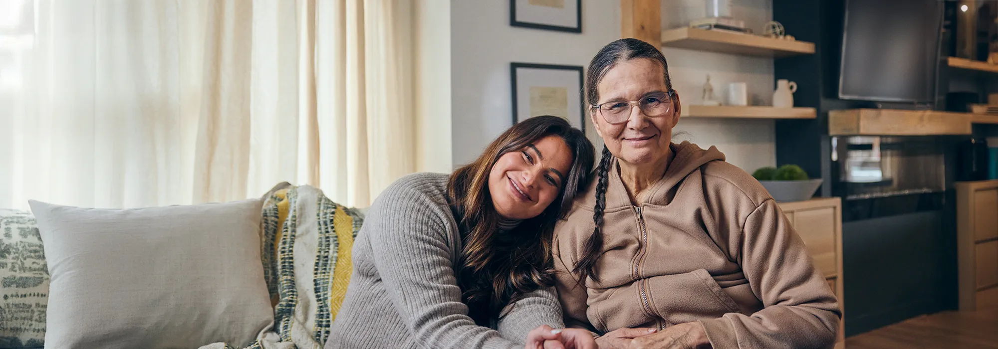 Lynne Marie Sherry, living with stroke, and her daughter Shawnee Kish.