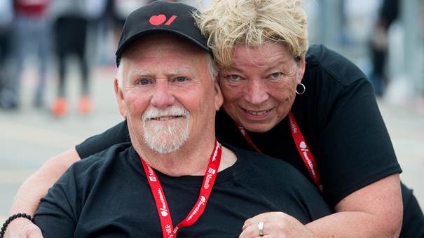 Chuck and Lorraine at Ride for Heart