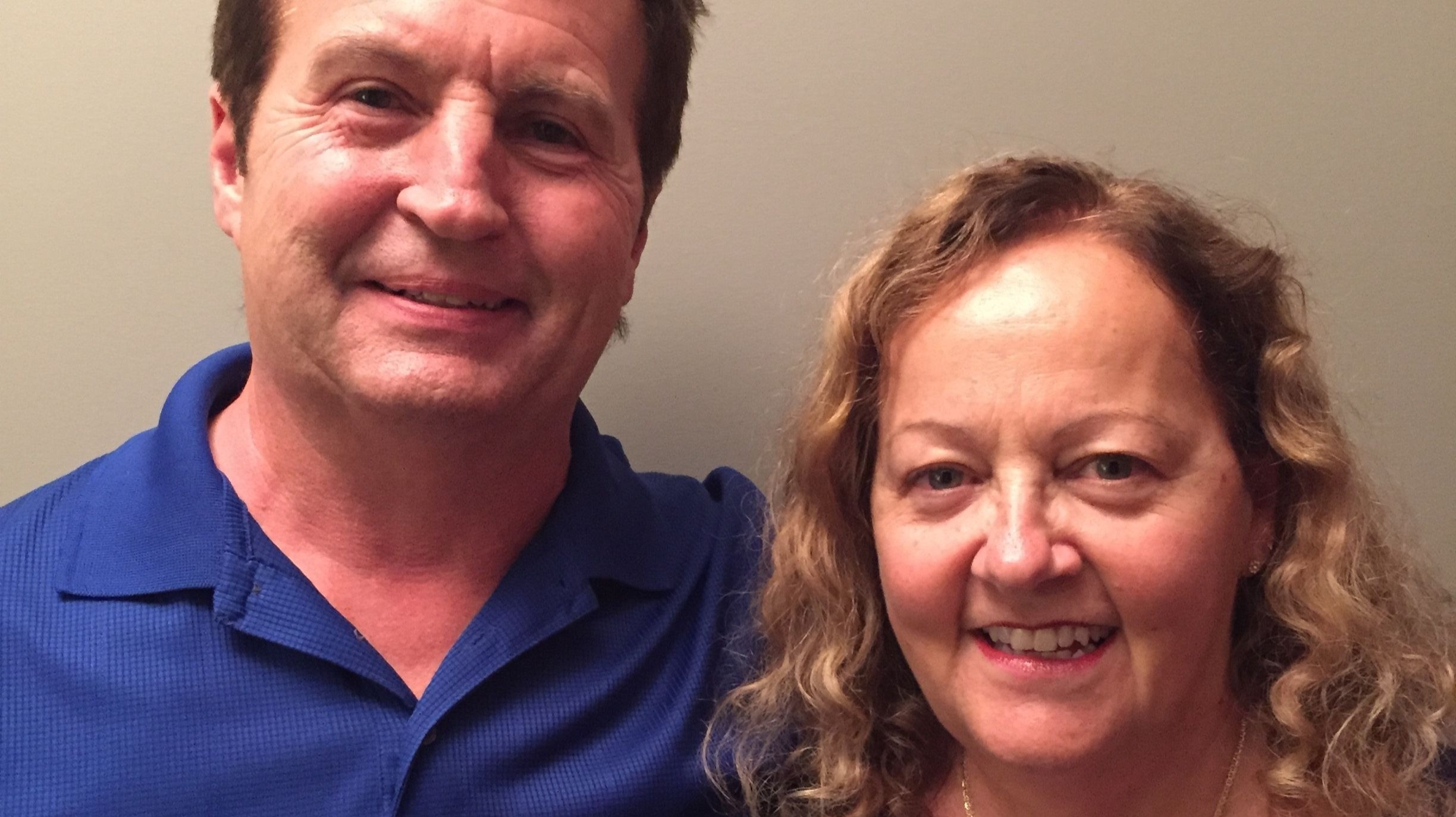 <p>Donna Sharman with her husband, Andy</p> <p>Donna Sharman with her husband, Andy</p>