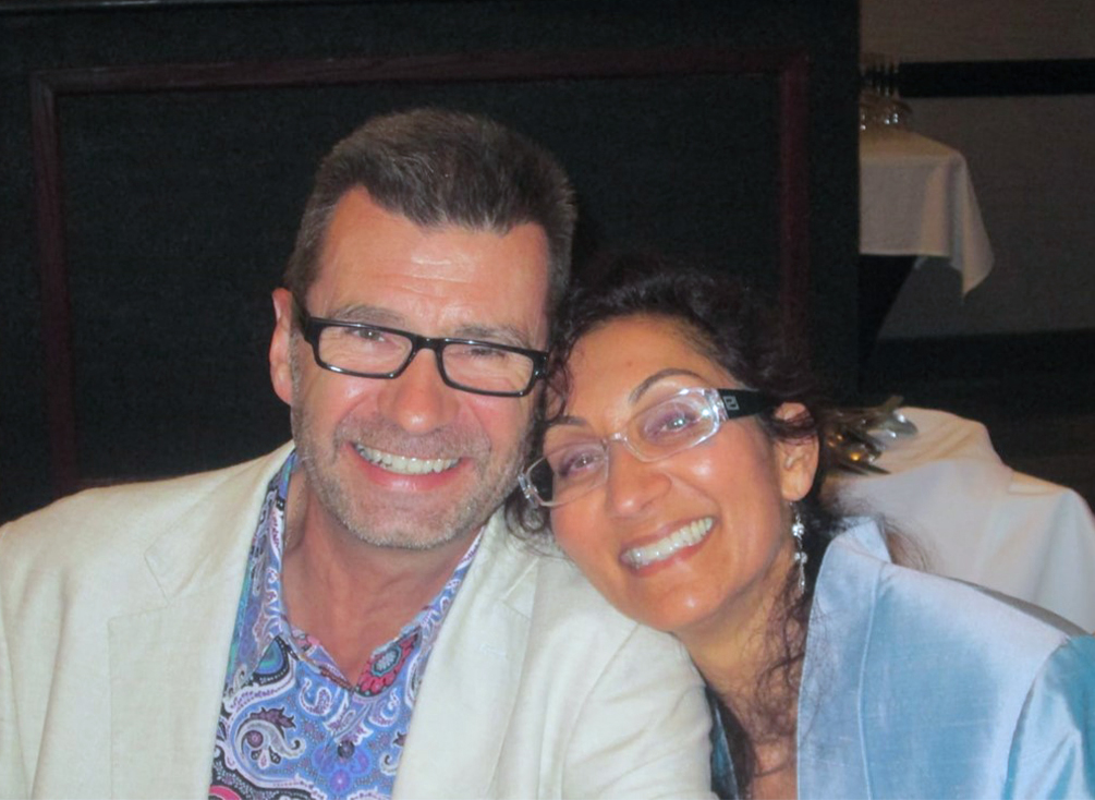Dr. Doug Eyolfson with his wife