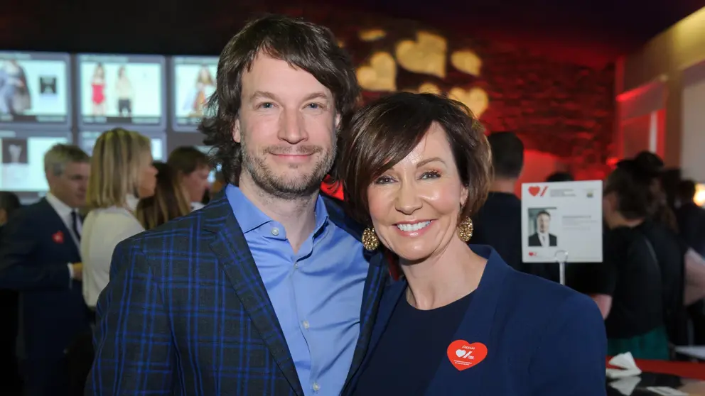 Josée Boudreault with her partner, Louis-Philippe Rivard.