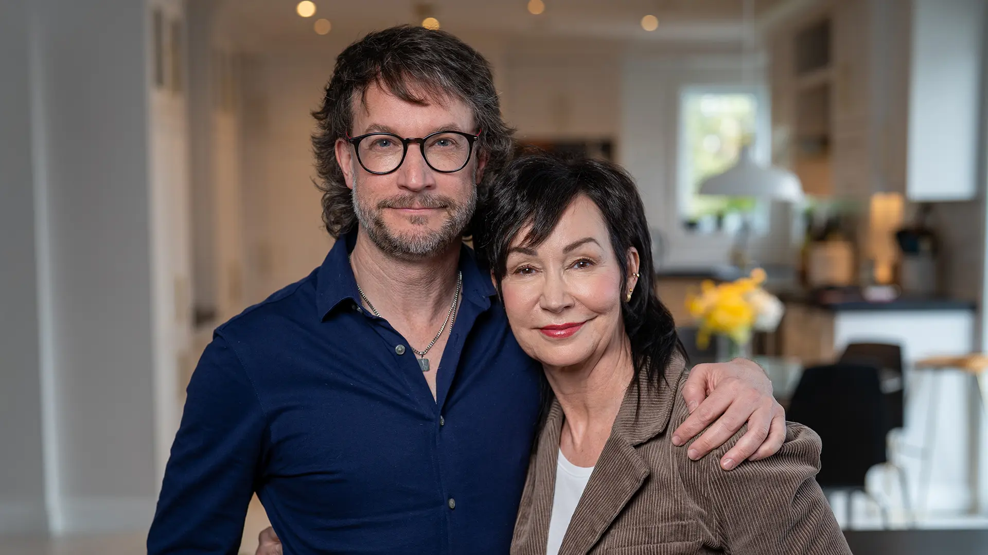 Josée Boudreault with her partner, Louis-Philippe Rivard.