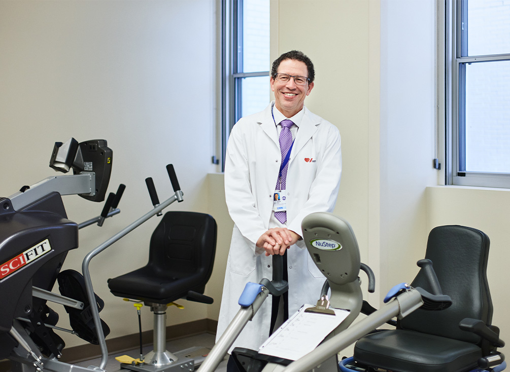 Dr. Mark Bayley in his lab