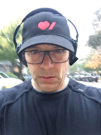 Paul Goldberg in a Heart & Stroke branded baseball cap