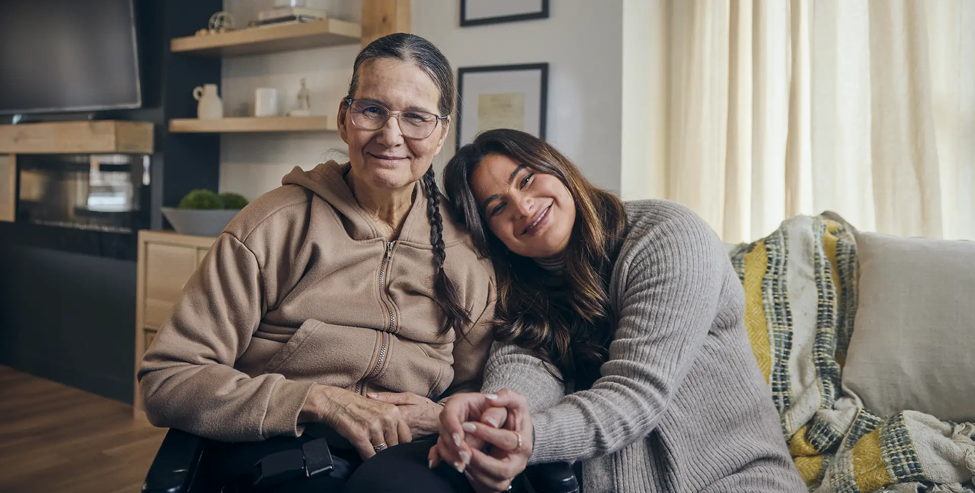 Stroke survivor Lynne Marie Sherry and her daughter Shawnee Kish
