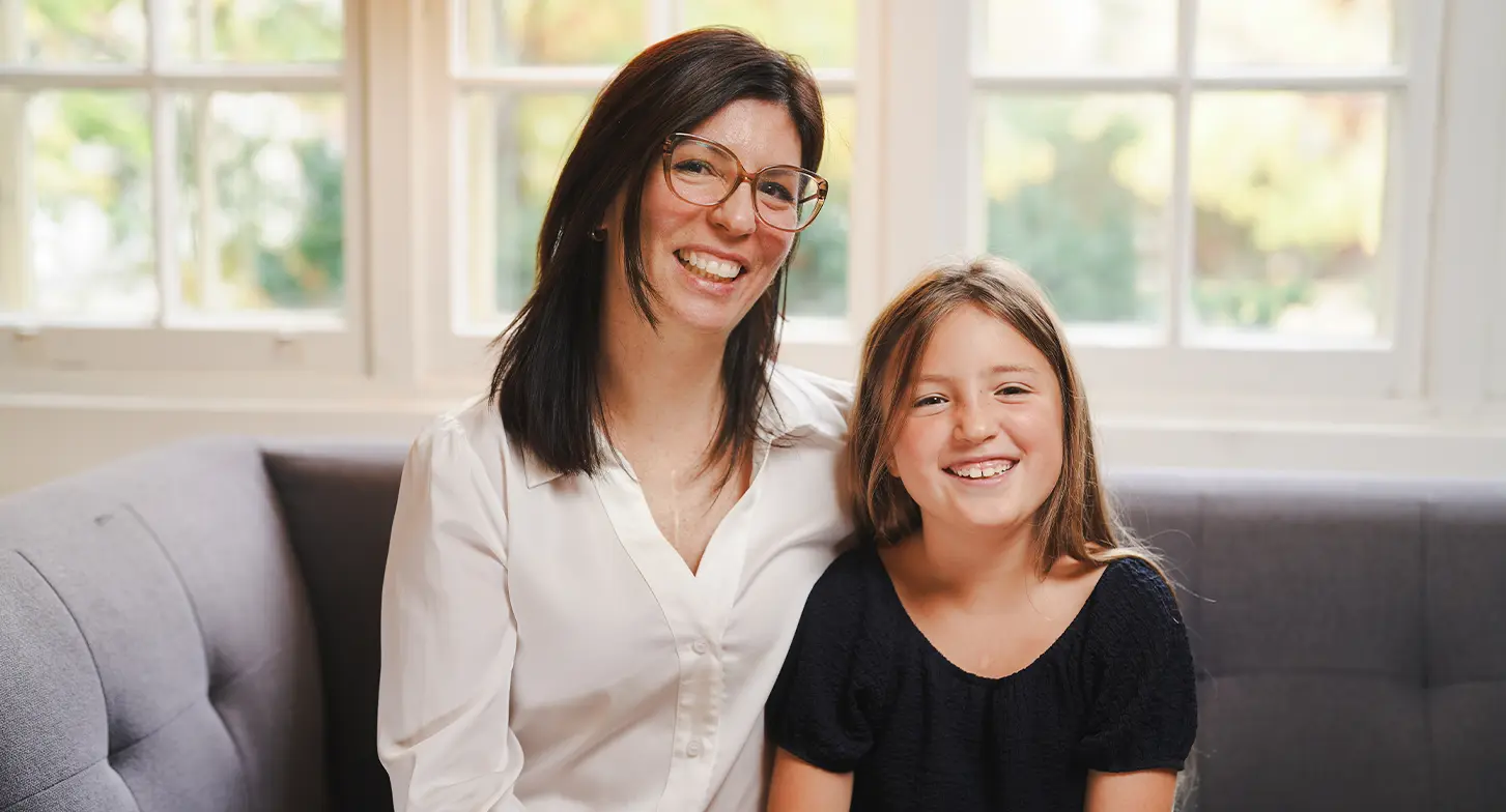 Sophie Bessette and daughter Mia