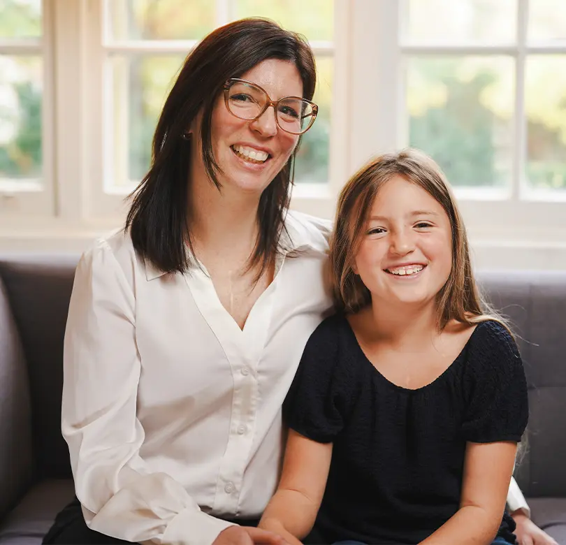 Sophie Bessette and daughter Mia