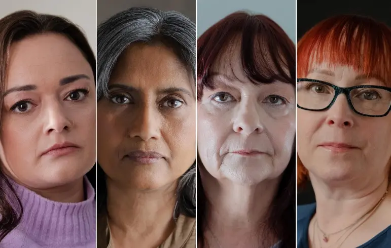 Four women who have been through the healthcare system with heart disease or stroke.
