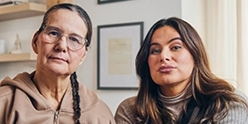 Lynne Marie Sherry, living with stroke, and her daughter Shawnee Kish.